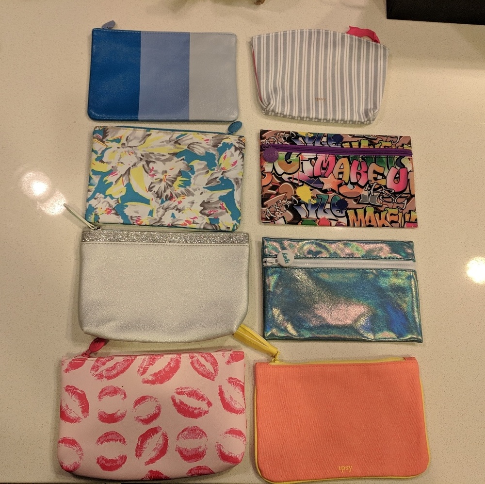 Ipsy Cosmetic Make Up Bags